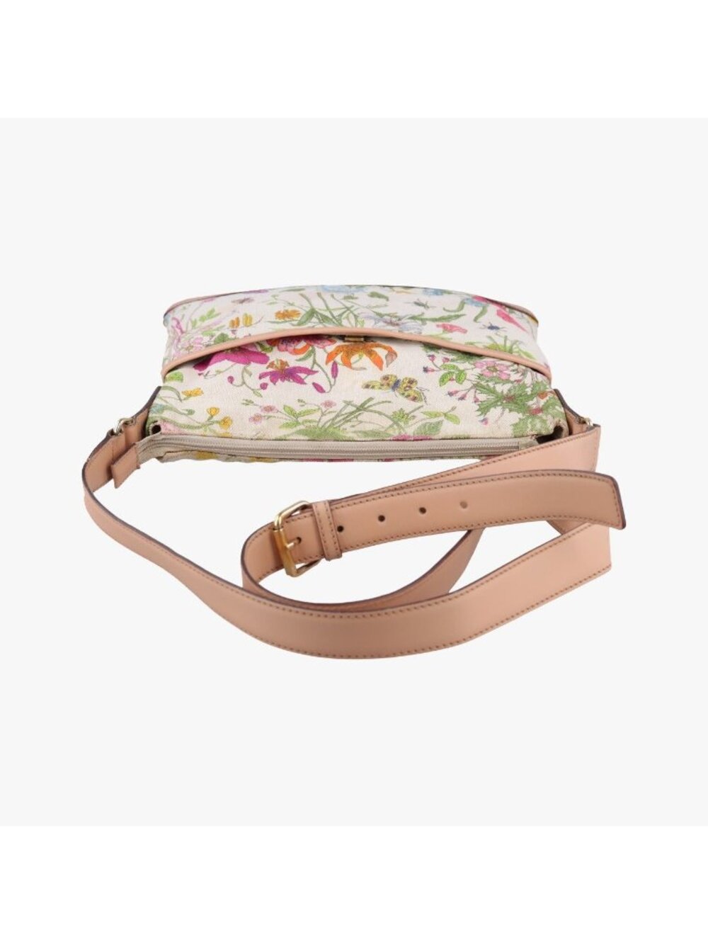 Gucci Flora Multicolor Ivory Canvas Leather - Picture 8 of 16